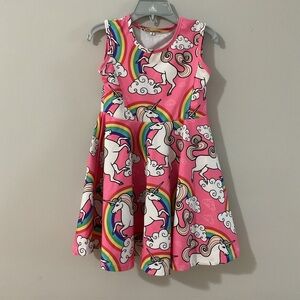 Girls unicorn dress